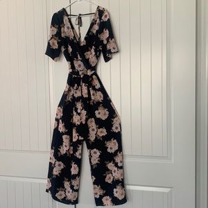 Trixxi Floral Jumpsuit Pants XL